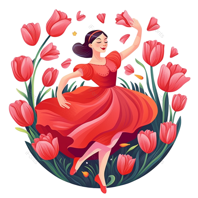 520图片,欢乐元素,快乐PNG,跳舞免抠素材